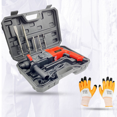 Walkers WKCB124M1 All Purpose 26mm Impact Drill Machine Forward/Reverse Rotaion with 5 Bits for Making Holes in Metal/Wood/Concrete Rotary Hammer Drill(26 mm Chuck Size, 1200 W)