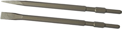 Inditrust 17x400mm FLAT and POINTED SDS Max Shank Chisel for Demolition hammer Concrete Breaker bit set for Tile Chipping/Wall Slotting/Scraping Masonry Hammer Drill(17 mm Chuck Size, 0 W)