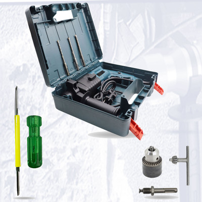 Hillgrove HGCM741M1 All Purpose 20mm Hammer Impact Drill Machine Forward/Reverse Rotation with 3 Bits for Making Holes in Metal/Wood/Concrete Hammer Drill HGCM741M1 Hammer Drill(20 mm Chuck Size, 750 W) Hillgrove HGCM741M1 All Purpose 20mm Hammer Impact Drill Machine Forward/Reverse Rotation with 3 Bits for Making Holes in Metal/Wood/Concrete Hammer Drill HGCM741M1 Hammer Drill(20 mm Chuck Size, 750 W)