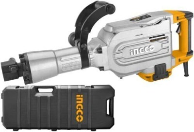 INGCO Ingco 1700W Demolition Breaker 16 KG PDB17008 impact force 50J impact rate 1400bmp Hammer Drill(40 mm Chuck Size, 1700 W)