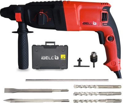 iBELL SDS Chuck,26MM 800W,900RPM1500W RH26-24 Rotary Hammer Drill(26 mm Chuck Size, 800 W)