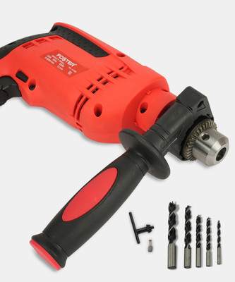 FOSTER FID-13RE Impact Drill Machine (13mm) FID 13RE with 5 High Quality bits Impact Driver(13 mm Chuck Size, 650 W)