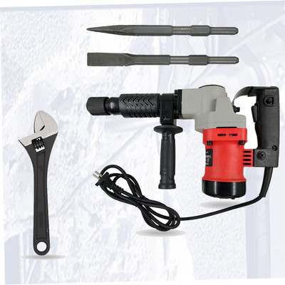 Hillgrove HGCM885M2 Demolition Chisel+Hammer HGCM885M2 Concrete Breaker Drill Machine with 2 Bits for Breaking Concrete Wall Rotary Hammer Drill(17 mm Chuck Size, 1200 W)