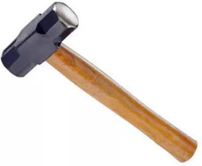BHI Sledge Hammer with Wooden Handle Sledge Hammer(1 kg)