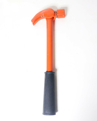 Toolhub Solid Iron Claw Hammer With Rubber Grip Curved Claw Hammer(1.5 kg)