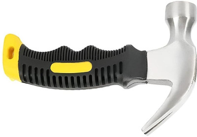 ASTOUND Soft Rubber Grip Handle Small Stubby Hammer Soft Rubber Grip Handle Small Stubby Hammer Straight Claw Hammer(0.4 kg)