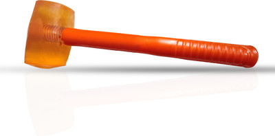 LXMI Fibreglass Handle PVC Rubber Mallets Hammer 2inch Mallet(0.5 kg)