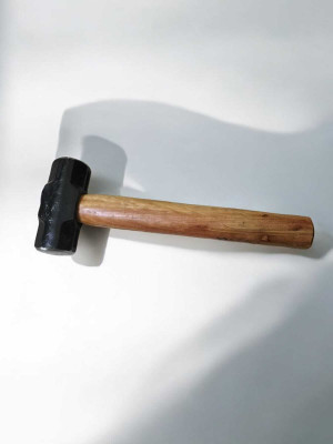 Ubod Sledge Hammer with Wooden Handle 2lb Tool Sledge Hammer with Wooden Handle 2lb Tool Sledge Hammer(1 kg)