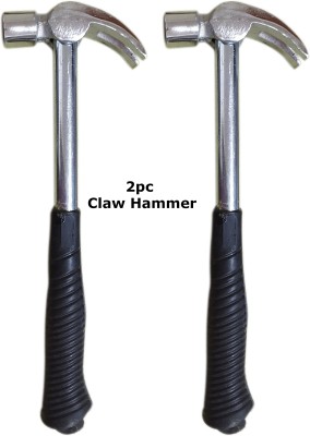 DUMDAAR new 2pc Heavy duty Claw hammer set Curved Claw Hammer(0.75 kg)