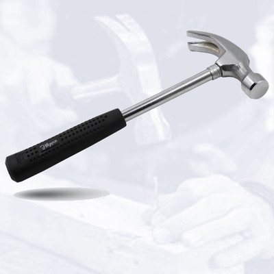 Hillgrove Household Rubber Handle Straight Best Claw Hammer Repair Hand Woodworking Tool Curved Claw Hammer(0.47 kg)