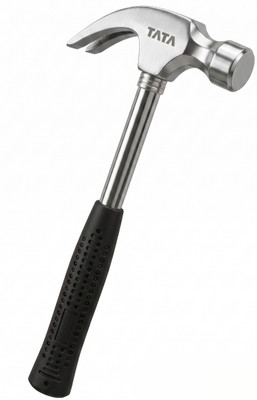 TATA AGRICO HMC016 Steel Shaft 220gms-8 Curved Claw Hammer(0.3 kg)