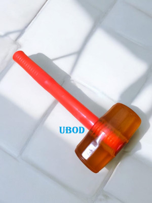 Ubod Rubber Mallet Hammer with Rubber round Head comfortable TILE Hammer SJK0015 Mallet(0.4 kg)