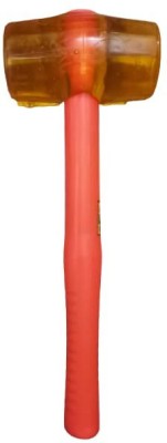 FLAMINGO ENTERPRISE Rubber Mallet Hammer with Rubber Round Head 350 grm Mallet(0.2 kg)