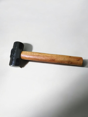 Wolzook Wooden Handle 2lb Tool Sledge Hammer with Wooden Handle 2lb Tool Wol_a Sledge Hammer Sledge Hammer(1 kg)