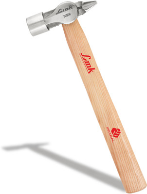 Link Prabal Drop Forged, Ashwood Wood Handle, induction Hardened 200gm Cross Peen Hammer(0.2 kg)