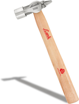 Link Prabal Drop Forged, Ashwood Wood Handle, induction Hardened 100gm Cross Peen Hammer(0.1 kg)