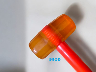 Ubod Rubber Mallet Hammer with Rubber round Head comfortable TILE Hammer SJK005 Mallet(0.4 kg)