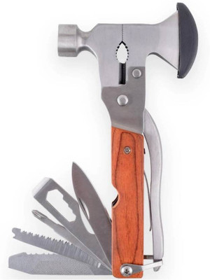 TUHI New Knife 10 Function Multi Utility Swiss Knife New Knife 10 Function Multi Utility Swiss Knife Dry-wall Hammer(0.2 kg)