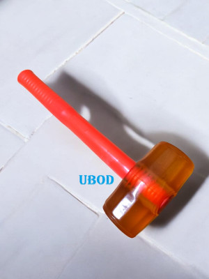 Ubod Rubber Mallet Hammer with Rubber round Head comfortable TILE Hammer SJK0011 Mallet(0.4 kg)