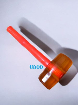 Ubod Rubber Mallet Hammer with Rubber round Head comfortable TILE Hammer SJK0016 Mallet(0.4 kg)