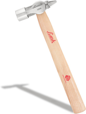 Link Prabal Drop Forged, Ashwood Wood Handle, induction Hardened 500gm Cross Peen Hammer(0.5 kg)