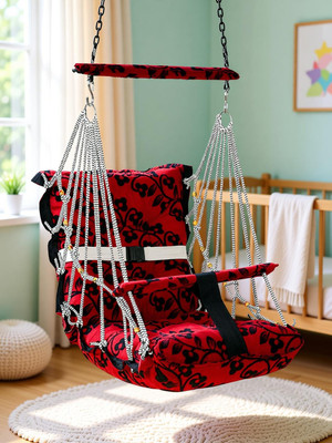CREMPIRE Premium Magic Swing Jhula for Kids Children Folding & Washable for 0-3 Years Swings(Multicolor)