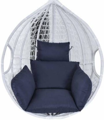 Idodf Swing Chair | Removable Cushion | without stand | Comfort for Every Space Iron Large Swing(White, Blue, Pack of 4, DIY(Do-It-Yourself))