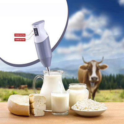 JUST ONE 350 W Grey Hand Blender(HAND BLENDER 300W 15000 RPM GREY COLOR)