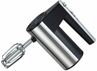 GaxQuly 500 W Black & Silver Hand Blender, Electric Whisk(Hand Mixer Beater Blender Electric Cream Maker for Cakes 500 watt)