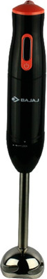 BAJAJ 300 W Black and Peach Hand Blender(Majesty)