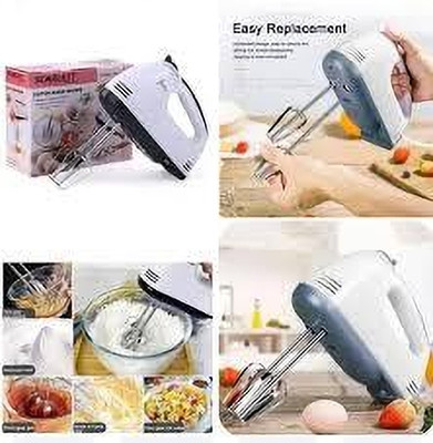 5SUPREME 300 W White Hand Blender(Hand Mixer blender Super Electric Hand Held Cake/Egg Easy saq28)