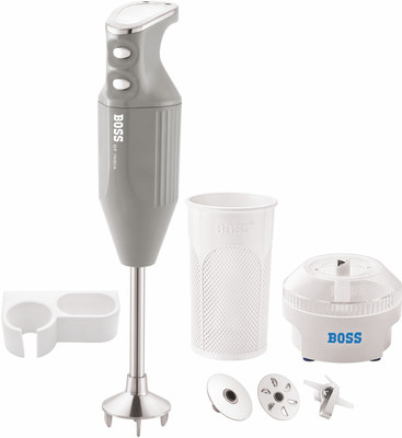 BOSS 275 W Light Grey Hand Blender(BigBoss Hand Blender | 5 Year Warranty | ISI-Marked)