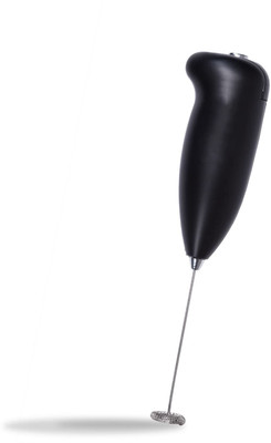 RECTITUDE 50 W Black Hand Blender(coffee frother Mini Portable Battery Operated Steel Frother for Coffee)