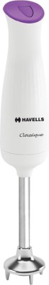 HAVELLS 300 W White Hand Blender, Chopper(CLASSIQUE STAINLESS STEEL)