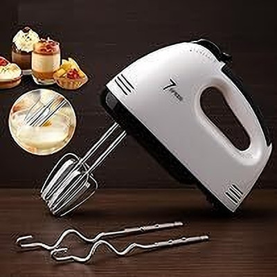 5SUPREME 300 W White Hand Blender(Hand Mixer blender Super Electric Hand Held Cake/Egg Easy saq27)