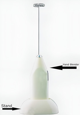 Om Enterprise 200 W Multicolor Hand Blender(Electric Foam Maker for Coffee^`)