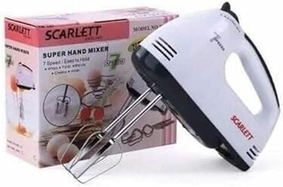 5SUPREME 300 W White Hand Blender(Hand Mixer blender Super Electric Hand Held Cake/Egg Easy saq3)