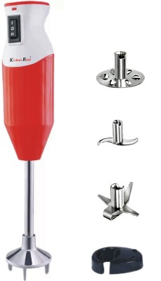 kichanrani 300 W Red Hand Blender(twi 300watt)