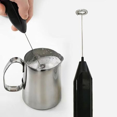 SAJAG Electric Milk Frother with Stand Handheld Whisk Beater Foam Maker for Mocktails Full Cake Maker Cake Maker