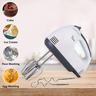 5SUPREME 300 W White Hand Blender(Hand Mixer blender Super Electric Hand Held Cake/Egg Easy saq35)