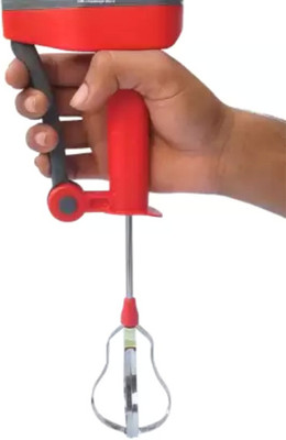 Arunya Gifts 50 W Red Hand Blender(Hand Beater Blender/Chopper Portable, Easy to Carry for Home and Kitchen)
