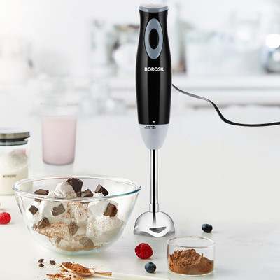BOROSIL 300 W Black Hand Blender(BHB03)