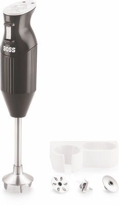 BOSS 225 W Black Hand Blender(B132 Portable Hand Blender | Variable Speed Control | ISI-Marked)