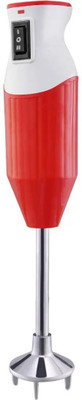 JUST ONE 350 W Red Hand Blender(HAND BLENDER 300W 15000 RPM RED COLOR)