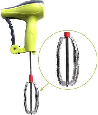 Oblivion 50 W Green Hand Blender(Power-Free Hand Blender – Stainless Steel Blades | Lassi & Egg Mixer)
