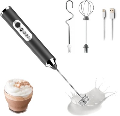 SERPLEX Hand Blender for Coffee 3 in 1 Frother Coffee Maker with 3 Speed Milk 1200 W Hand Blender(Black)