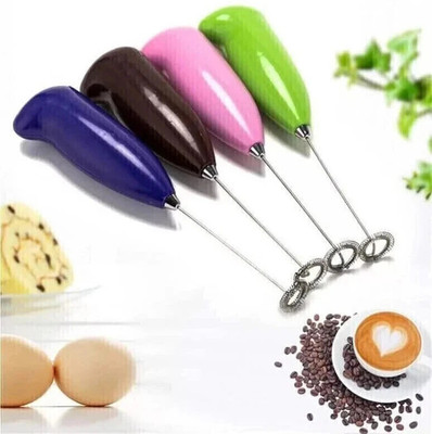 Naartjie 100 W Multicolor Hand Blender, Electric Whisk(Coffee Foamer Frother| ABS material handle| Wireless| Portable)