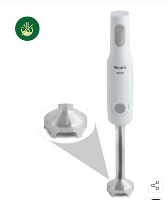 PHILIPS 650 W White Hand Blender(HL1600/02 BAR BLENDER ORCA 650 W WHITE)