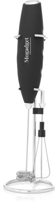 DIGITRENDS 150 W Black Electric Whisk, Hand Blender(Milk coffee Frother with Stand, Battery-Operated Drink Mixer for Coffee)
