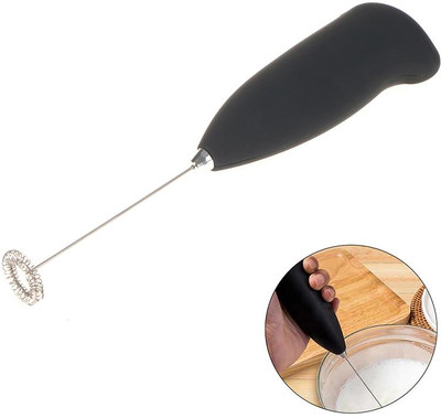 RECTITUDE 50 W Black Hand Blender(Electric Foam Maker Classic Sleek Design Hand Blender Mixer Froth Whisker Latte)